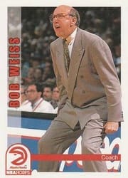 1992-93 Hoops Base Set Bob Weiss #239 card