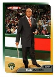 2005-06 Topps Total Base Set Bob Weiss #413 card