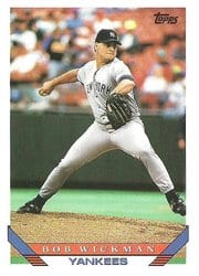 1993 Topps Base Set Bob Wickman #452 card