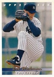 1993 Upper Deck Base Set Bob Wickman #372 card