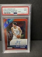 2020-21 Panini Chronicles National Pride Signatures Boban Marjanovic #NPS-BBM card