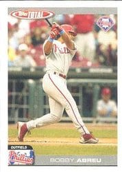 2004 Topps Total Base Set Bobby Abreu #70 card