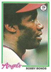 1978 Topps Base Set Bobby Bonds #150 card