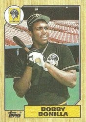 1987 Topps Base Set Bobby Bonilla #184 card