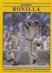 1991 Fleer Base Set Bobby Bonilla #34 card