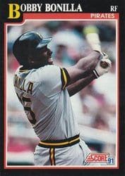 1991 Score Base Set Bobby Bonilla #315 card