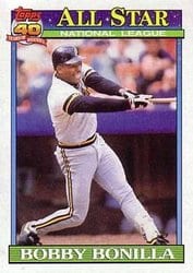 1991 Topps Base Set Bobby Bonilla #403 card