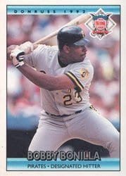 1992 Donruss Base Set Bobby Bonilla #427 card
