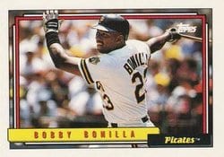 1992 Topps Base Set Bobby Bonilla #160 card