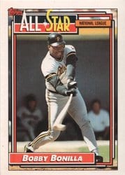 1992 Topps Base Set Bobby Bonilla #392 card