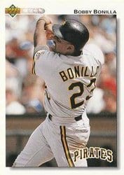 1992 Upper Deck Base Set Bobby Bonilla #225 card