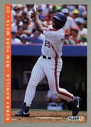 1993 Fleer Base Set Bobby Bonilla #84 card