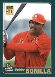 2001 Topps Base Set Bobby Bonilla #709 card