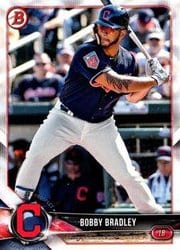 2018 Bowman Draft Base Set Bobby Bradley #BD-163 card
