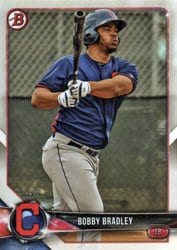 2018 Bowman Prospects Bobby Bradley #BP24 card