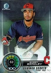 2018 Bowman Scouts Top 100 Bobby Bradley #BTP-62 card