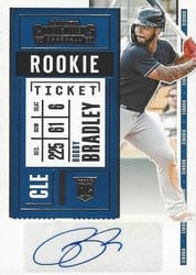 2020 Panini Contenders Base Set Bobby Bradley #138 card