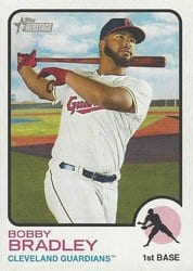 2022 Topps Heritage Base Set Bobby Bradley #253 card