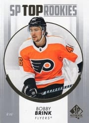 2022-23 SP Authentic Top Rookies Bobby Brink #TR-19 card