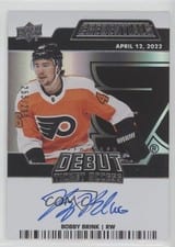 2022-23 Upper Deck Credentials Debut Ticket Access Autographs Bobby Brink #DTAA-BB card