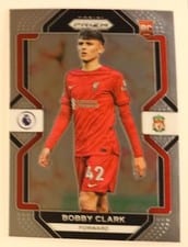 2022 Panini Prizm Premier League Bobby Clark Pink Mosaic #199 card