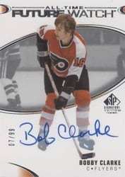 2020-21 SP Signature Edition Legends Base Set Bobby Clarke #412 card