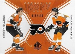 2018-19 SP Authentic Base Set Bobby Clarke/Nolan Patrick #124 card