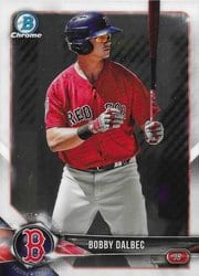 2018 Bowman Chrome Prospects Bobby Dalbec #BCP242 card