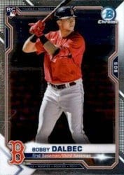 2021 Bowman Chrome Base Set Bobby Dalbec #1 card