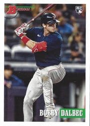 2021 Bowman Heritage Base Set Bobby Dalbec #80 card