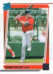 2021 Panini Chronicles Clearly Donruss Bobby Dalbec #16 card