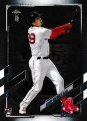 2021 Topps Chrome Ben Baller Edition Base Set Bobby Dalbec #151 card