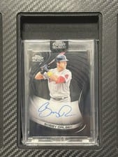 2021 Topps Chrome Black Autographs Bobby Dalbec #CBA-BD card