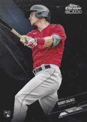 2021 Topps Chrome Black Base Set Bobby Dalbec #72 card