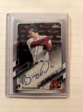 2021 Topps Chrome Rookie Autographs Bobby Dalbec #RA-BD card