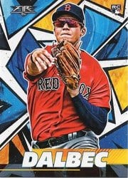 2021 Topps Fire Base Set Bobby Dalbec #20 card