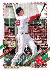 2021 Topps Holiday Base Set Bobby Dalbec #HW79 card