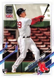 2021 Topps UK Edition Base Set Bobby Dalbec #133 card