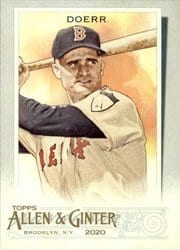 2020 Topps Allen & Ginter Base Set Bobby Doerr #328 card