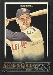 2020 Topps Allen & Ginter X Base Set Bobby Doerr #328 card