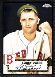 2021 Topps Chrome Platinum Anniversary Base Set Bobby Doerr #635 card