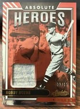 2022 Panini Absolute Heroes Memorabilia Bobby Doerr #AHM-BD card