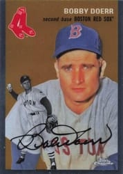 2023 Topps Chrome Platinum Anniversary Base Set Bobby Doerr #473 card