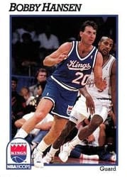 1991-92 Hoops Base Set Bobby Hansen #183 card