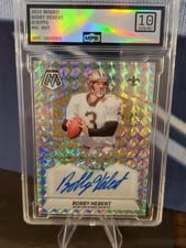 2024 Panini Mosaic Scripts Bobby Hebert #SC-BHT card