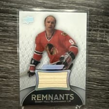 2023-24 Upper Deck Engrained Remnants Bobby Hull #R-BH card