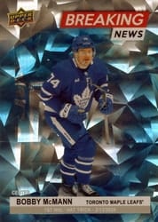 2024-25 Upper Deck Breaking News Bobby McMann #BN-2 card