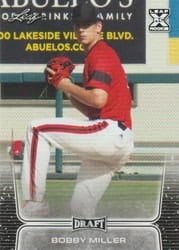 2020 Leaf Draft Base Set Bobby Miller #16 card