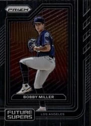 2023 Panini Prizm Future Supers Bobby Miller #FS14 card