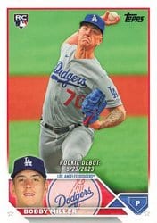 2023 Topps Update Base Set Bobby Miller #US40 card
